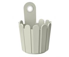 Emsa Landhaus Pot de Fleurs, Gris, 15 cm