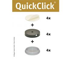 Wagner QuickClick® Chaise Patins//Set de 4 à Coller//Hyper – Diamètre 30 mm – 15830900