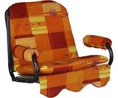 Angerer 1017/193 Toledo Coussin à Bascule 1 Place pour Fauteuil à Bascule Motif Toledo Gris 178 x 56 x 56 cm