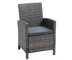 greemotion Tessin Fauteuil de Jardin, Gris