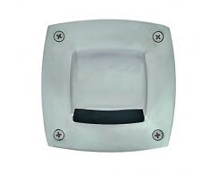 NB LIGHTING-APPLIQUE EN LAITON RONDE FINITION NICKEL, TETRA ART 122, DIFFUSER EN VERRE SATINE DOUILLE EN PORCELAINE G9 MAX.40W 12 x 12 x 5cm