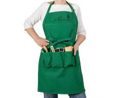 La Cordeline Tablier de Jardinage Vert CJN45 Coton