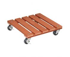 Tierra Garden 64-0530 Wagner Jardinière carrée en terre cuite 11.4 Square Orange