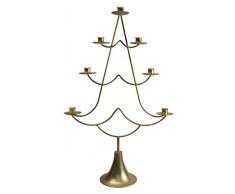 Ivyline Arbre de Noël Bougeoir Doré, 15 x 46 x 79 cm