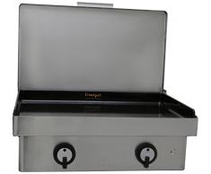Simogas Futura-60-FONTE Plancha à Gaz Acier INOX 65 x 46,5 x 26 cm