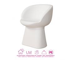 Moovere Chaise, Blanc, 71 x 55 x 60 cm, furmi600bleu