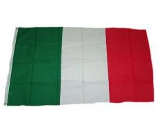 FahnenMax MM Drapeau Italie/Drapeau, résistant aux intempéries, Multicolore, 150 x 90 x 1 cm, 16304