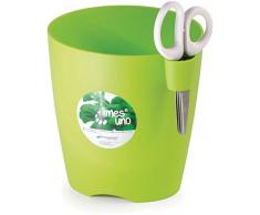 ZANVIC Pot pour 1 Bougie, Limes Uno 130 avec Ciseaux, Vert Pistache, 13 x 14 x 13 cm, za423