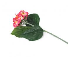 Floral Elegance Fleur dhortensia Artificielle à Tige Unique Rose 75 cm