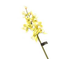 Floral Elegance F066GL - Orchidée Cymbidium artificielle verte de 84 cm