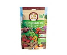 Or brun Engrais Universel granulés UAB, Sachet de 1,5kg, Non Applicable