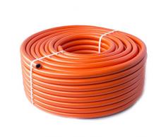 Tuyau de gaz haute pression pour GPL/propane/butane Idéal pour camping, caravane, barbecue 5 m x 8 mm