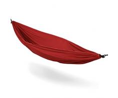 melianda MA-16000 Hamac Ultra léger en Nylon 270 x 140 cm 180 kg 21 x 13 x 9 cm Couleur : Rouge foncé.