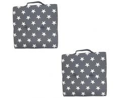 beo H327/HU325 WS Steg Coussin Simple Bleu 40 x 40 cm