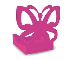Alubox ZampirELLA Porte ou Bougie citronnelle Papillon, Violet, 7 x 11 x 19 cm