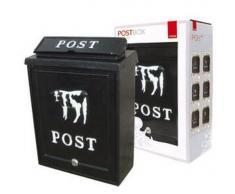 De Vielle Boîte aux Lettres en Aluminium moulé sous Pression Noir