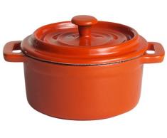 PaellaWorld Cocotte en Fonte Orange Ø 10 cm