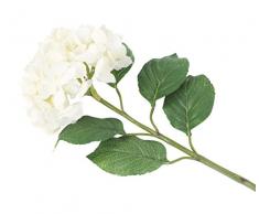 Floral Elegance F057WL - Hortensia artificiel blanc de 87 cm