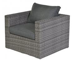Garden Impressions Orangebird Fauteuil, Gris Naturelrel/Anthracite, 85,5 x 90,5 x 65 cm
