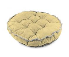 Galileo Casa 2196767 Pouf Rond 70 x 18 cm 960 g Jaune Moutarde