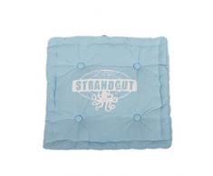 Strandgut07 - Coussin dassise 40 x 40 cm, Bleu clair