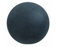 Emsa esteras Décoration Ronde pour Jardin, Fibre de Verre, Ball Ø 40 cm Black Stone