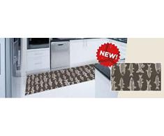 Catral 40020017 Tapis Cuisine et Couloir Poissons, Multicolore, 2500 x 67 x 0.5 cm