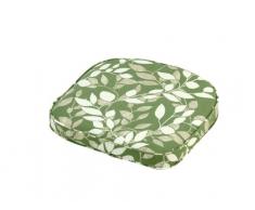 IM LEISURE Coussin de Chaise en Forme de D Fait de matériaux Mixtes Motif Feuilles Vert