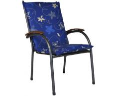 Angerer Coussin pour Chaise 50 x 112 cm, Design Corfou Bleu (sans Chaise)