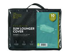 The Garden & Home Housse de Chaise Longue de CO, Noir