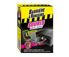BARRIERE A RONGEURS Boîte appât Souris, Prête à garnir et rechargeable, Clé incluse, BARBOITSOU