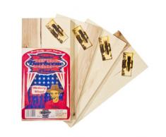 Axtschlag WPLH1 Lot de 3 Planches à encens Hickory
