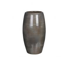 MICA Decorations 1002880 Vase en Verre Gris