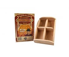 Axtschlag Pain Gar Coque en Bois de Cerisier, Pain sur Le Barbecue, Multicolore, 30 x 20 x 8 cm, 100 g06 m0000 V