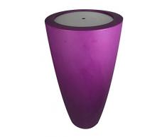 PlastUp Rotomoulage Pot Conique 3 en 1 Delight Violet Table INOX