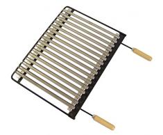 IMEX EL ZORRO 71613 Grille de Barbecue en INOX 66 x 41 cm