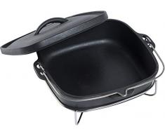 Outdoorchef System Line Marmite en Fonte, Noir, 34 x 36 x 17