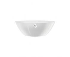 Elho Brussels Diamond Ovale 36 - Pot De Fleurs - Blanc - Intérieur - Ø 35.7 x H 13 cm