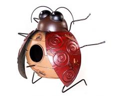 FORMA Nichoir en métal, Coccinelle, Multicolore, 31 x 13 x 27 cm, 590238