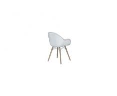 Garden Impressions Pontone Chaise, Blanc Acacia/Blanc