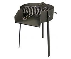 IMEX EL ZORRO 71580 – Barbecue Rond avec Support pour poêle à Paella 40 x 75 cm