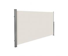 Helloshop26 2208012 Auvent Store Latéral Brise-Vue, Beige, 300 x 25 x 160 cm