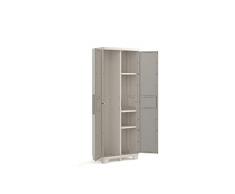 KETER | Armoire utilitaire WOOD GRAIN, Beige / Sable, Cabinets, 68x39x39x182 cm