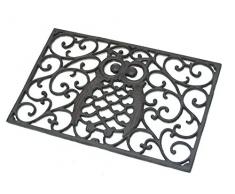 REVIMPORT 03/2834 Tapis Fonte Décorée Chouette 57 x 37 x 1,5 cm