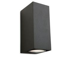 Firstlight 2332GP Applique murale 2 ampoules LED Graphite 12 W 2 ampoules 12 Watt gris