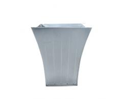 Cadix ZINS800.2STL Pot de Fleurs en métal 32 cm