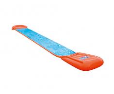 Bestway H20 Go Toboggan à Eau 1 Voie avec Rampe. Bleu/Orange