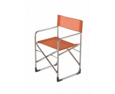 fiam 005TX AR Fauteuil Metteur en Scène de Jardin Aluminium Orange 51 x 51 x 83 cm