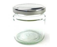 Nutleys Lot de 6 Petits bocaux à Confiture en Verre 100 ML