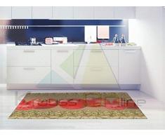 Catral 40020004 Tapis Cuisine et Couloir tomates, Multicolore, 2500 x 67 x 0.5 cm
